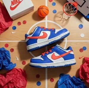 Nike Dunk Low TD Game Royal Crimson White Size 5C